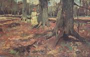 Vincent Van Gogh Girl in White in the Woods (nn04) oil